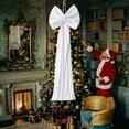 thumbnail image 6 of Christmas Bow Velvet Extra Large Size for Holiday Home Tree Party Room Decoration, 6 of 9
