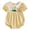Yellow, variant on CAICJ98 Newborn Baby Girl Baseball Outfit Embroidery Short Sleeve Smocked Bubble Romper Ruffle Bodysuit Infant Cute Summer Clothes (Yellow,12-18 Months)