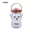 thumbnail image 3 of Bear Cup Drink Bottle Birthday Gift Water Container Workmanship Large Capacity Sweet Present Camping Drinking Cups Coffee 1000ML, 3 of 10