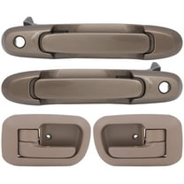 SCITOO Door Handles Exterior Interior Front Left Right Side Replacement fit for 1998-2003 for Toyota Sienna(4pcs)