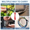 thumbnail image 6 of Cable Zip Ties Self-Locking Nylon Wire Tie Wraps Heavy Duty Cord Management Red 12 Inch, 6 of 6