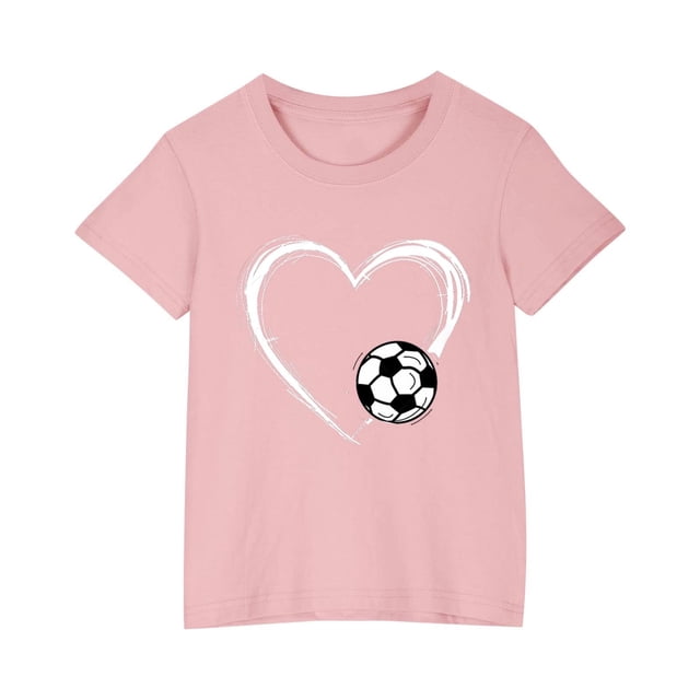 Zpanxa Chemises Filles T-Shirt à Imprimé d'Halloween Col Rond Manches Courtes Haut Mode en Coton 7 Ans