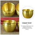 thumbnail image 2 of DEMACRIO Copper Fortune Bowl Medium Wealth Bowl Traditional Style Spring Festival Adults, 2 of 8