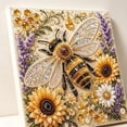 thumbnail image 4 of Animal Pearl Art DIY Craft Kit 5D Diamond Painting for Adults Beginner, Handmade Pearl Beads Diamond Dots Painting Gem Sparkling Horse Home Wall Decoration (Bee), 4 of 6