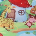 thumbnail image 4 of BIMZUC Baby Gym Play Mat Learning Sensory Sound Infant Kick Play Piano Mat Toy for Newborns Mushroom Animal Pattern Tummy Time Activity Center with Hanging Toys Portable Design 17.32 inches / 44 cm, 4 of 9
