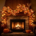 thumbnail image 6 of Halloween Decoration Indoor Outdoor Clearance Under $5.00! Thanksgiving Fall Decorations for Home, Artificial Maple Leaves Pumpkins Sunflowers And Vines For Thanksgiving Home Decor And Festive, 6 of 6