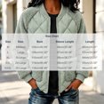 thumbnail image 3 of TRUNZI Women's Fleece Quilted Bomber Jackets Long Sleeve Zip Up Jackets for Fall Winter with Pockets, 3 of 3