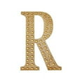 thumbnail image 2 of BalsaCircle 8" Gold Solid Letter R Self-Adhesive Rhinestones Gems Sticker, 2 of 8