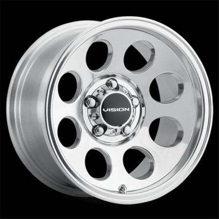 Vision 56-5873P-19 5 x 127 mm Midway Wheel Rim - Polished