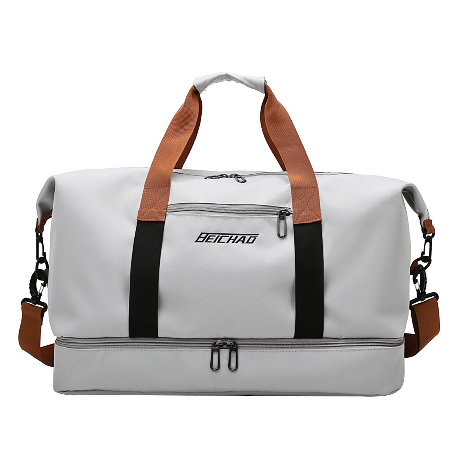 Feiboyy Large Capacity Color Nylon Duffel Bag Waterproof Sports Dry Wet