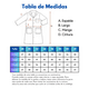 thumbnail image 2 of Bata Blanca de Laboratorio Larga para Adulto 100% Algodón, Uniforme Médico con 3 Bolsas, Cuello Solapa y Aberturas Laterales, Cómoda y Resistente, Ideal para Hospital, Escuela o Industria Talla 38, 2 of 9