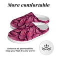 thumbnail image 6 of Disketp Butterfly Women's Men's Slippers Plush Slip-On House Slipper for Winter Indoor Soft Cushion Non-slip Fluffy Slides Slippers-13, 6 of 7