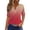 Pink, variant on Basic Button-Down T-Shirt - Women's Solid Color Casual Short Sleeve Top, Comfortable Crew Neck Everyday Essential Tee (Blue | XXL)