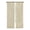 Tan, variant on 63" Rod Pocket Panel with Attached Valance All-In-One Neutral Texture Home Curtains for Elegance, Navy