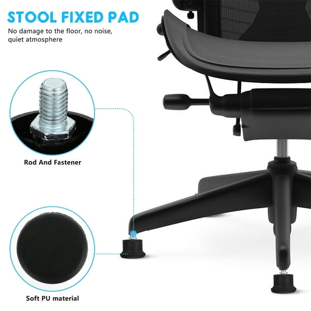 Pcs Foot Pad Office Chair Bell Glides for Carpeted Floors