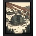 thumbnail image 2 of Maki 26x31 Black Modern Wood Framed Wall Art Titled - Winter_S Profits Iii, 2 of 6