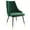 Green, variant on Pemberly Row 17.5" Tufted Performance Velvet Dining Side Chair in Black