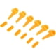 thumbnail image 1 of 12 piezas de cambiador de neumáticos, pieza de nailon, montaje de desmontaje, inserto de cabeza de pato, protector de llanta, amarillo, 1 of 5