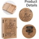 thumbnail image 4 of Caja de madera de haya "La Emperatriz" para guardar cartas del tarot, joyero para grabar cartas del tarot, soporte para guardar herramientas sagradas, 13 x 8 x 3,7 cm., 4 of 7