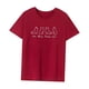 thumbnail image 3 of Camiseta para mujer verano clásico cuello redondo camisa para vacaciones desplazamientos vacaciones S, 3 of 7