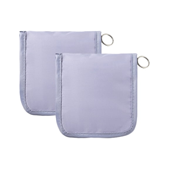 Set of 2 First Aid Kit Bag Purple Portable Mini Emergency Medical Bag Medication Organizer Pouch for Hiking Camping Travel Car Office Supplies Storage