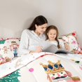 thumbnail image 4 of Feelyou Christmas Gift Twin Bedding Sets 7-Piece, Funny Nutcracker Bedding Comforter Set, Western Festival Reversible Sheet Sets, Microfiber Bedroom Decor, 4 of 7