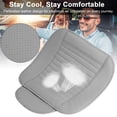 thumbnail image 3 of Gustave Universal Car Seat Cover, Car Front Seat Cushion Breathable PU Leather Pad Mat Non Slip Bottom for Auto Supplies Office Chair with Storage Pouch "Gray", 3 of 8