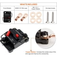 thumbnail image 2 of Erayco 300 Amp Circuit Breaker with Manual Reset Waterproof Inline Fuse Inverter for Marine Trolling Motors Boat ATV Manual Power 12V-42VDC (300A), 2 of 7