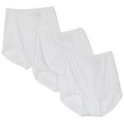 Bali Women's 3-Pack Skimp Skamp Brief Panties,3 White,7