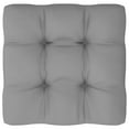 thumbnail image 4 of vidaXL Patio Corner Sofa with Gray Cushions Solid Wood Pine, 4 of 14