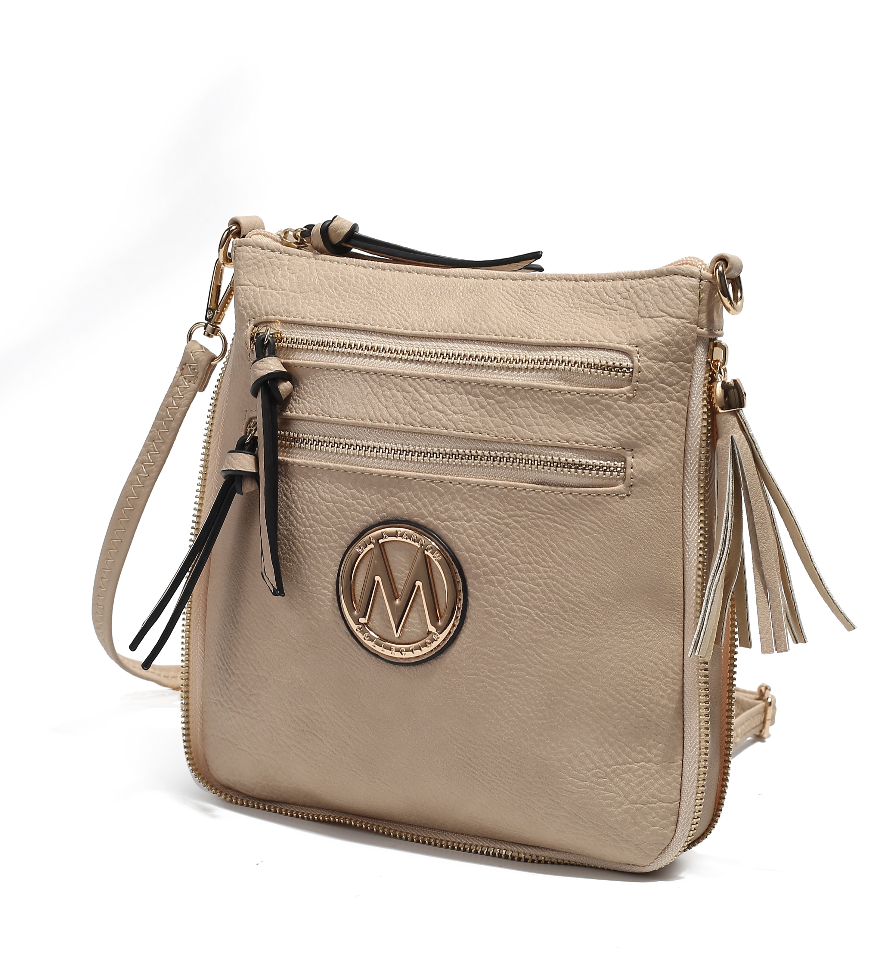 MKF Collection Colorful Angelina Crossbody Bag by Mia K. - Pewter ...