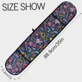 thumbnail image 3 of Dailycode Double Sided Oven Mitt with Loop Heat Resistant Kitchen Long Potholders 7" x 35" Pirate Skull Boat Knife, 3 of 6