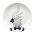 thumbnail image 2 of Mustard Wild Dining Animal Party Plate - Colin Cockatoo Parrot, 23 cm x 23 cm, 2 of 4
