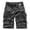Dark Gray, variant on WREESH Men's Cargo Shorts Summer Fashion Solid Color Elastic Waist Shorts Pocket Cargo Shorts Outdoor Workout Shorts Olive Green