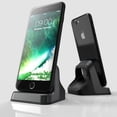 thumbnail image 2 of ClayCo Multiport Charge + Sync Dock Station Smartphone, & Apple Devices-Black, 2 of 4