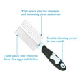 thumbnail image 3 of Topekada Slicker Dog Comb and Brush for Long Hair, Gently Dog Hair Brush and Sturdy Double Sided Grooming Comb, Puppy Hair Pin Brush for Small Medium Large Pets with Long Hair, 3 of 7