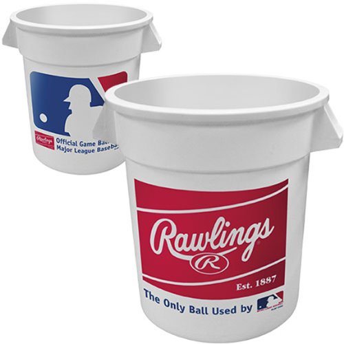 Rawlings 10 Gallon Mlb Baseball Big Bucket, 6 Count