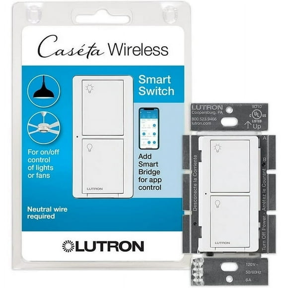 Lutron Caseta Smart Light Switch | Brand New (PD-5ANS-WH-RC)