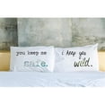 thumbnail image 1 of One Bella Casa 73879CSE Keep Me Safe Keep You Wild Pillow Case - Multicolor, Set of 2, 1 of 1