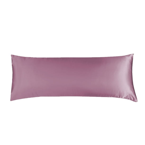 51*137 cm (20*54 pulgadas) Almohada de color Imitación seda Almohada doble Almohada de seda extendida Almohada para parejas