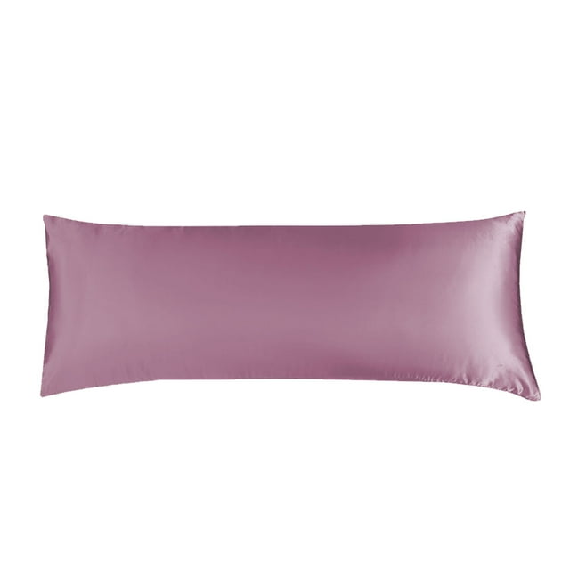 51*137 cm (20*54 pulgadas) Almohada de color Imitación seda Almohada doble Almohada de seda extendida Almohada para parejas