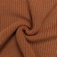 thumbnail image 4 of Styles I Love Unisex Baby Toddler Boys Girls Knitted Crewneck Long Sleeve Solid Pullover Sweater Autumn Winter Cozy Top (Brown, 12 Months), 4 of 7
