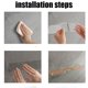 thumbnail image 5 of ¡Gran Descuento!, Estante de almacenamiento para baño, transparente, sin perforaciones, para inodoro, estante de almacenamiento giratorio para pared Akmoler, 5 of 8