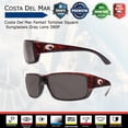 thumbnail image 2 of Costa Del Mar Fantail Tortoise Square Sunglasses, 2 of 5