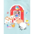 thumbnail image 5 of Ms. Rachel Farm Animals Fleece Sweatshirt and Jogger Pants Outfit Set Infant to Toddler, 5 of 5