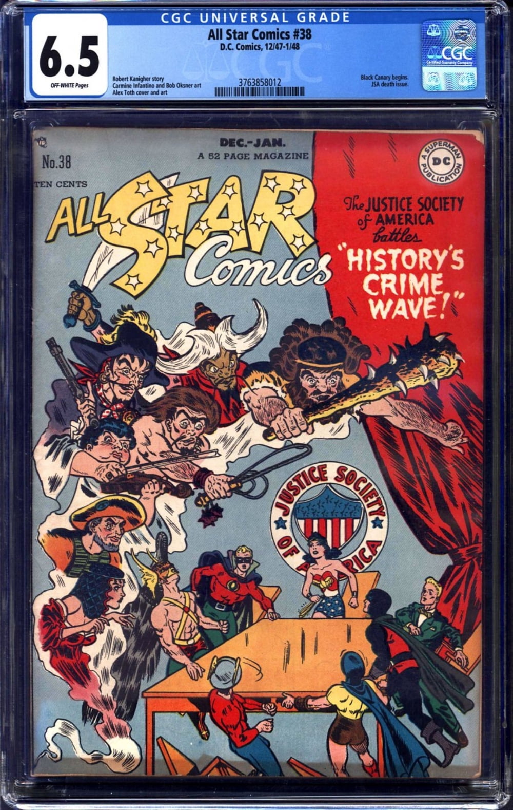 Cover of All-Star Comics #38