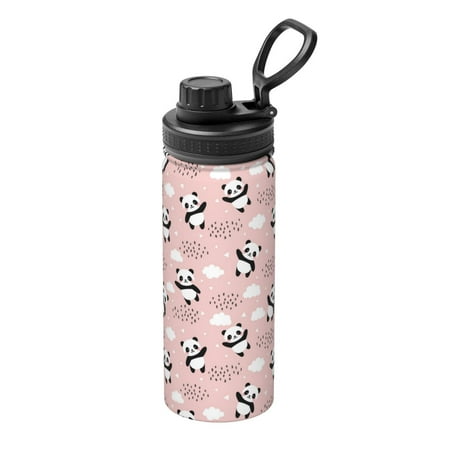 

Goofa Panda Flying in the Sky (2) Print 18oz Sports Insulated Kettle With Straw Water Bottle Sports Water Bottle For Running Hiking Cycling Climbing Mans Womans