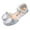 Silver, variant on IROINNID Toddler Baby Girl's Shoes Princess Summer Comfortable Sandals with Non-slip and Soft Bottom