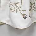thumbnail image 3 of Home Soft Things Floral Embroidery Valance, 1 Piece, Rose Taupe, 19 x 60 Inches, 3 of 5