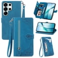 thumbnail image 1 of Funda FOXDOCK Cartera Piel Samsung Galaxy S26 Ultra – Antirrobo RFID, Antigolpes – azul, 1 of 6